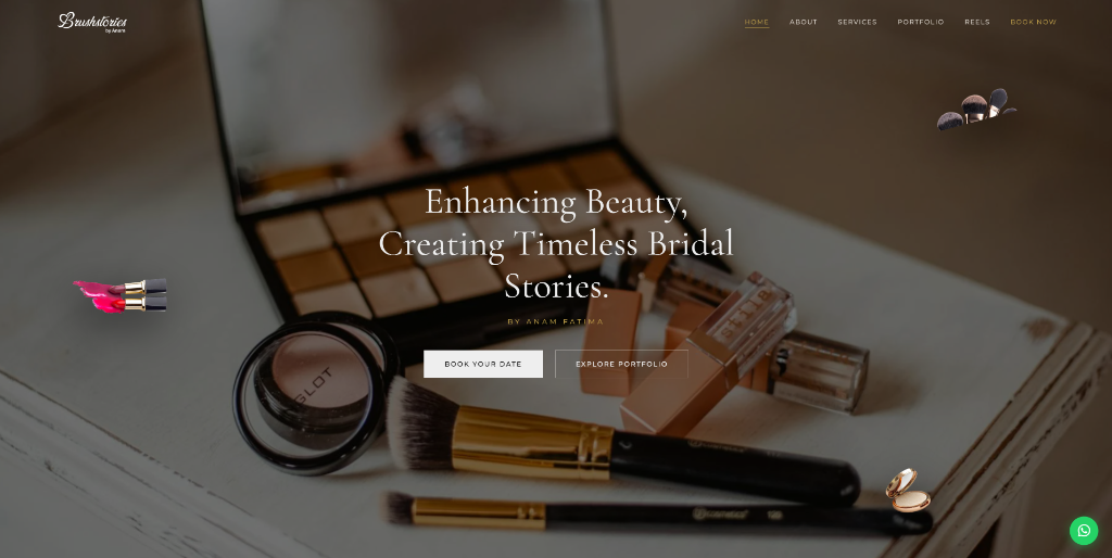 Brushstories by Anam Website